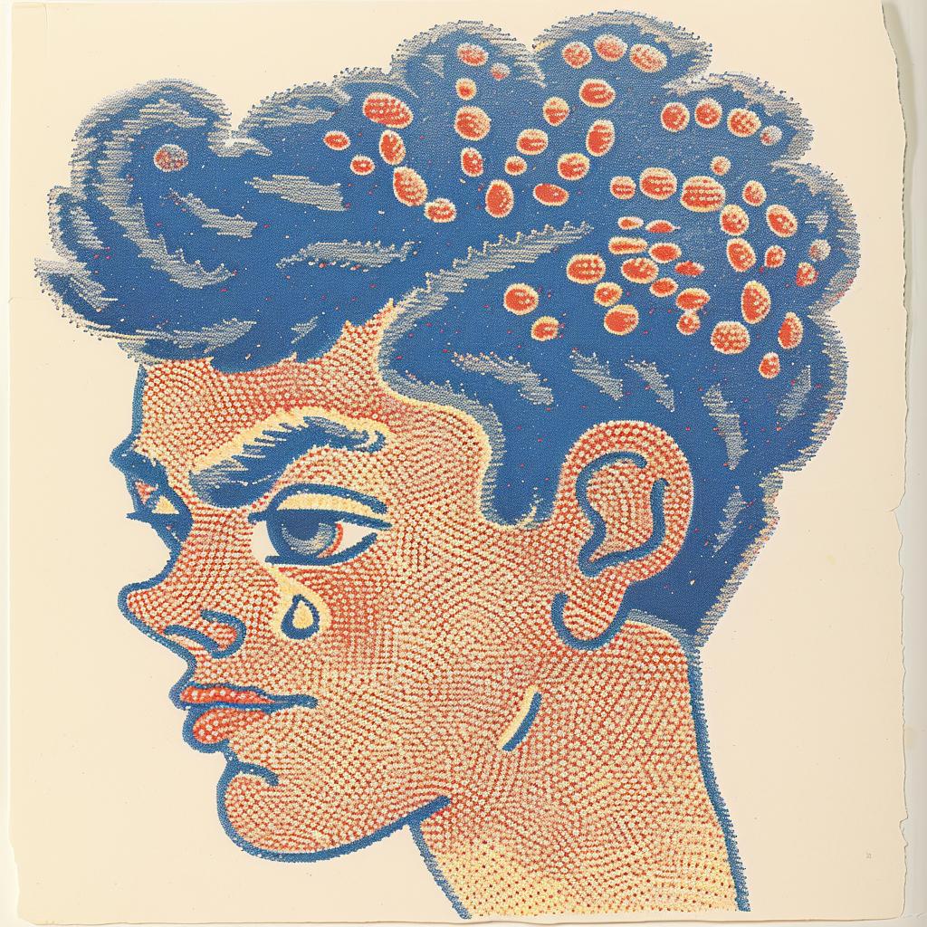 DADA  art  bluebird  creature  surreal  dripping  hair  makeup  white  background 939420