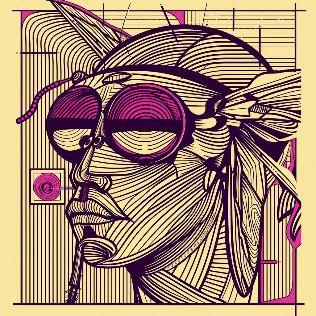 dada  occult  album  cover  illustration  man  hat  sunglasses  hyper-detailed  art 939559