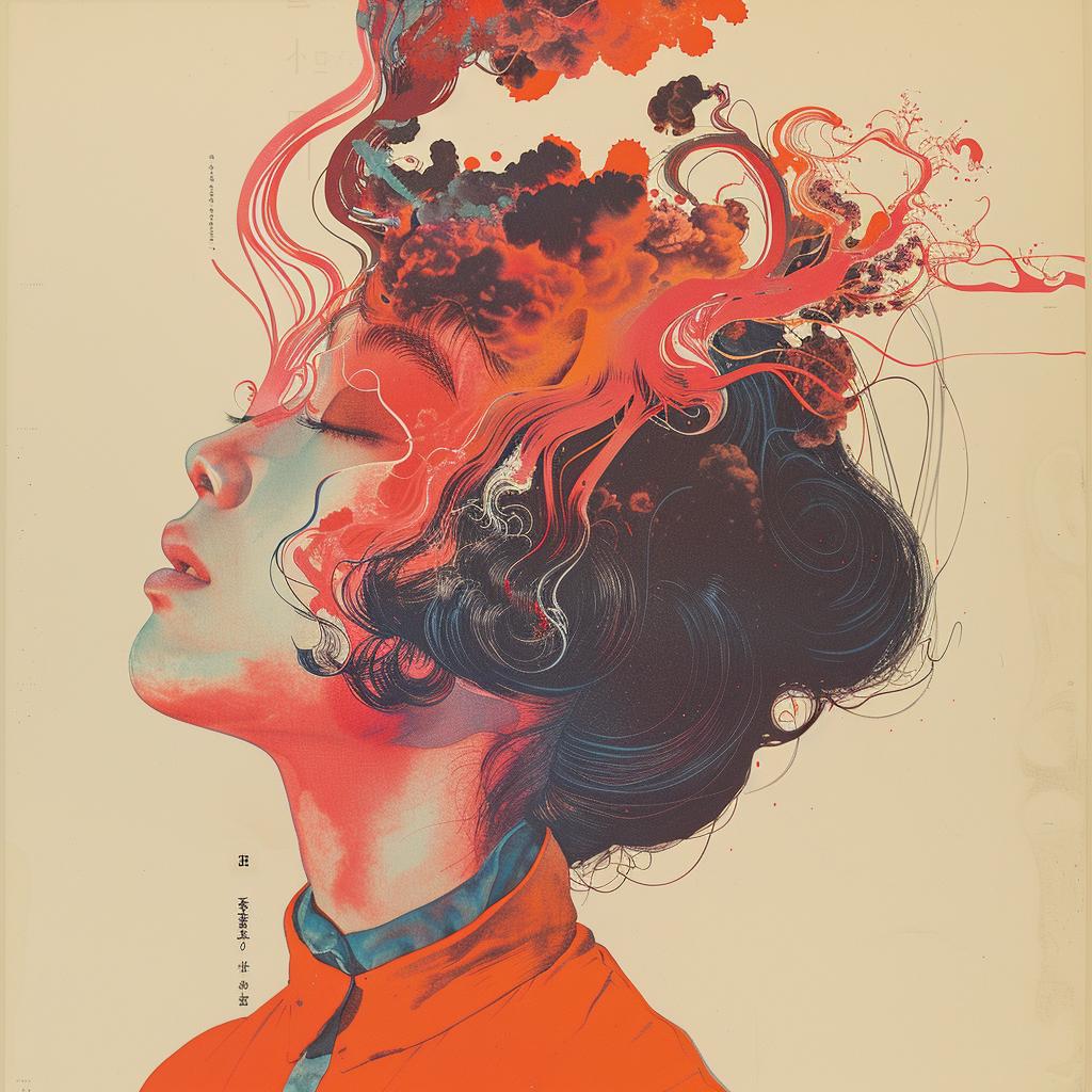 creative  surreal  album  cover  hyper-realistic  symbolist  illustration  vibrant  artwork  colorful 1026836