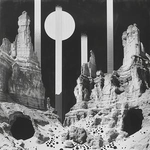 desert  moon  landscape  rocks  black  white  photo  volumetric  lighting  art 1038954