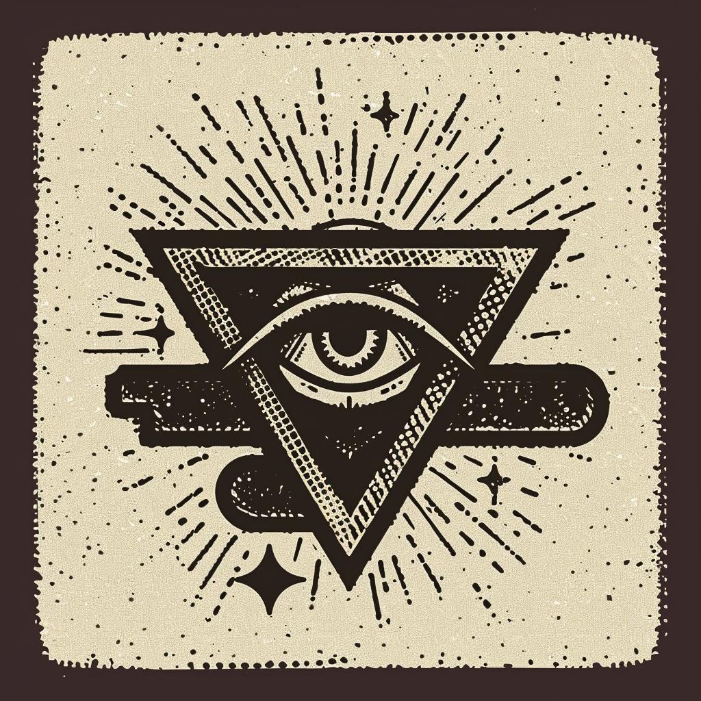 logo  blackletter  eye  triangle  lightning  Todd  McFarlane  symbol  bold  design 932562