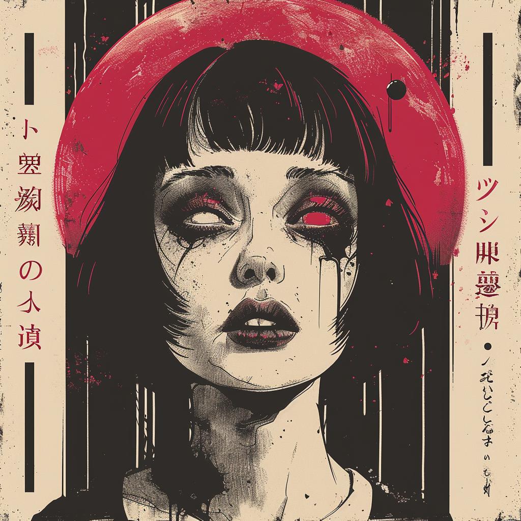 horror  minimalism  Japanese  black  white  magenta  poster  film  graphic  design 1021151