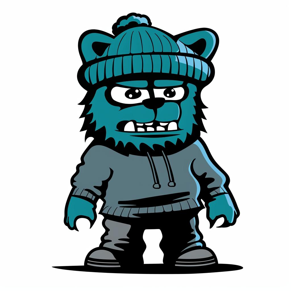 cat  cartoon  streetwear  urban  aggressive  minimalist  anthropomorphic  hat  simple  colorful 958431
