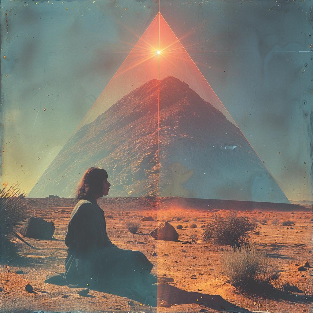 album  art  landscape  surreal  double  exposure  teal  blue  volumetric  lighting 1032414