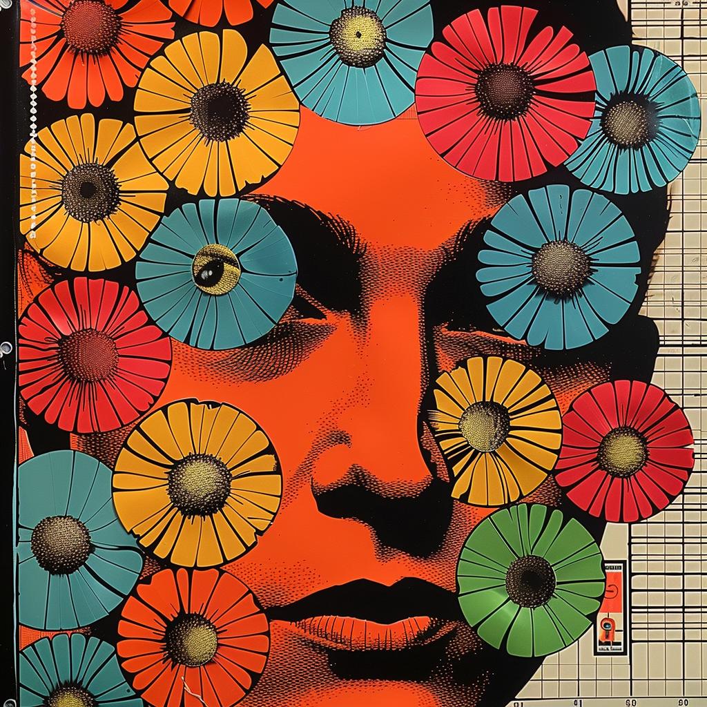 abstract  impressionism  collage  man  flowers  graphic  design  art  modern  vibrant 968673