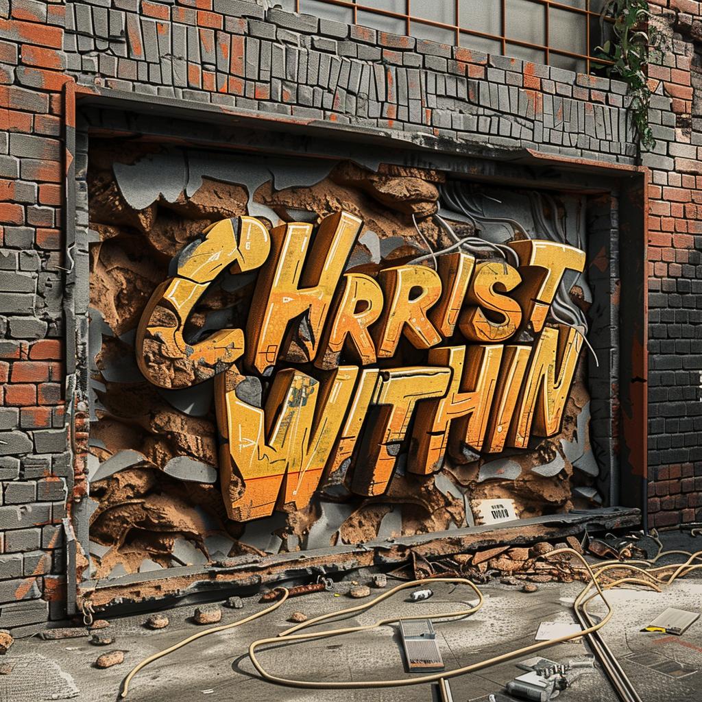 3d  graffiti  christ  within  wall  street  art  design  style  text 954619