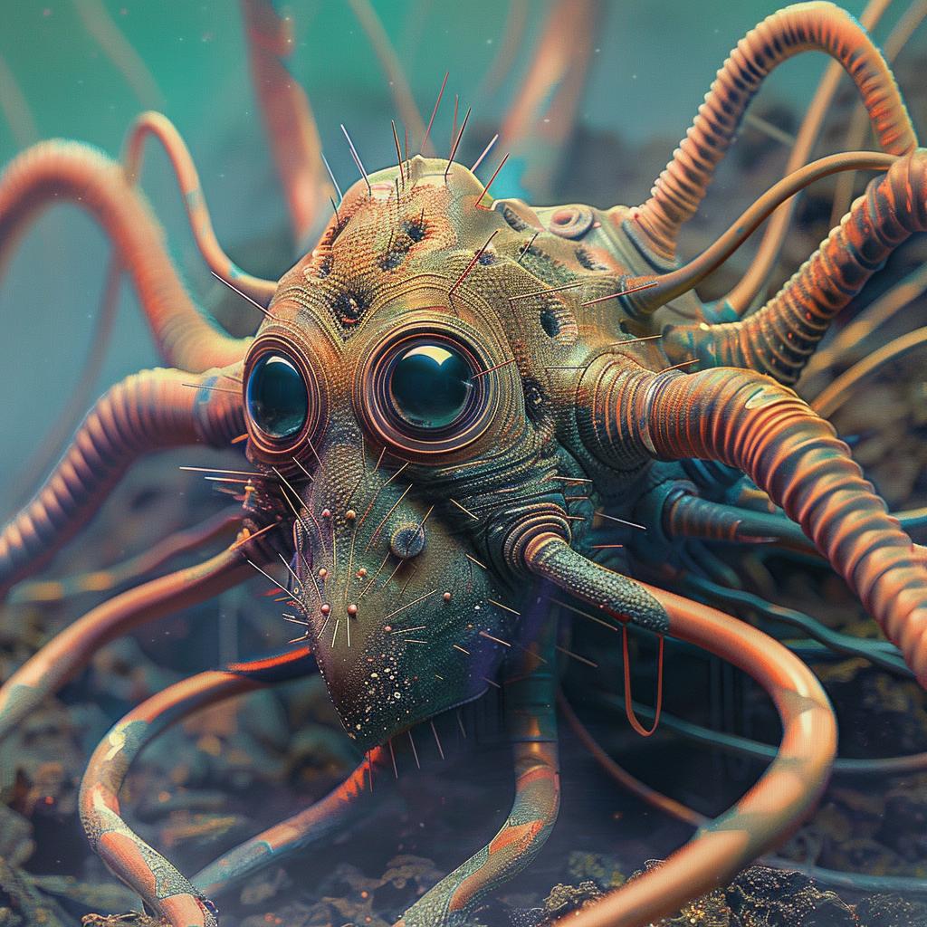 digital  art  alien  creature  surreal  imaginative  colorful  abstract  artwork  illustration 967246