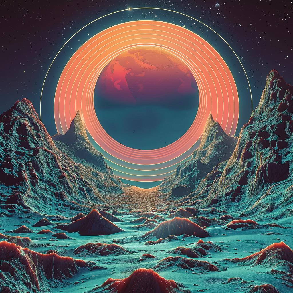 planet  mountains  abstract  intricate  graphic  dark  beautiful  design  detailed  digital 916231