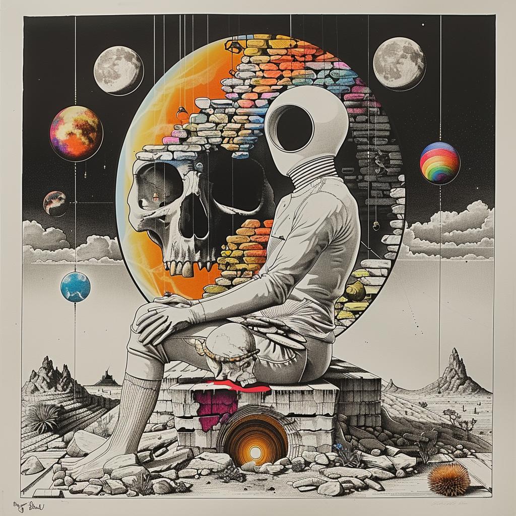 occult  dark  horror  skull  objects  mysterious  painting  man  wall  symbolic 1035737
