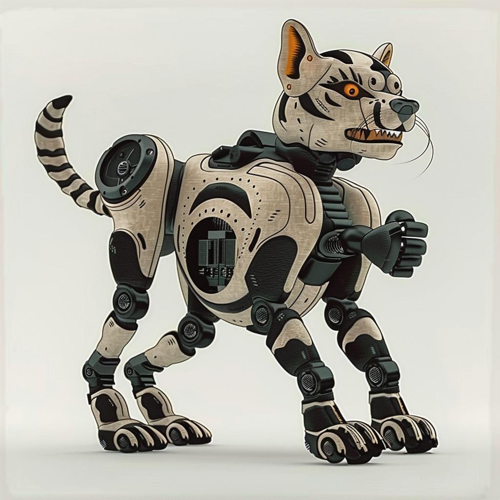 robot  cat  robotic  mechanical  illustration  playful  modern  design  art  concept 943853