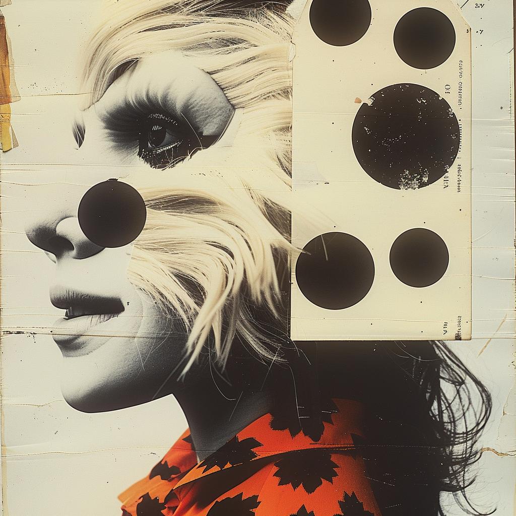 woman  face  mask  polka  dots  graphic  minimal  stylized  art  portrait 1020386