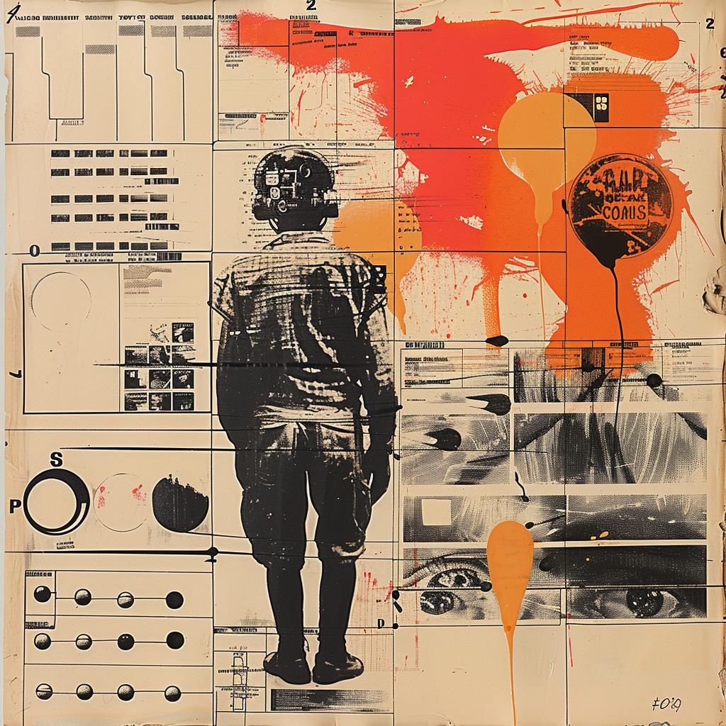 collage  cyborg  Rauschenberg  mixed-media  abstract  urban  contemporary  walls  figures  surreal 937514