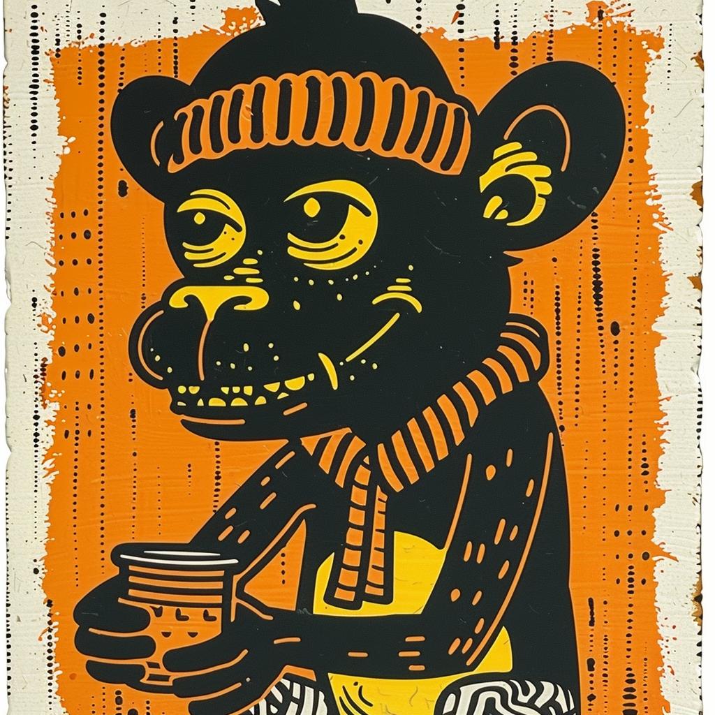 aggressive  streetwise  animal  knitcap  culture  simple  minimal  poster  monkey  urban 958108