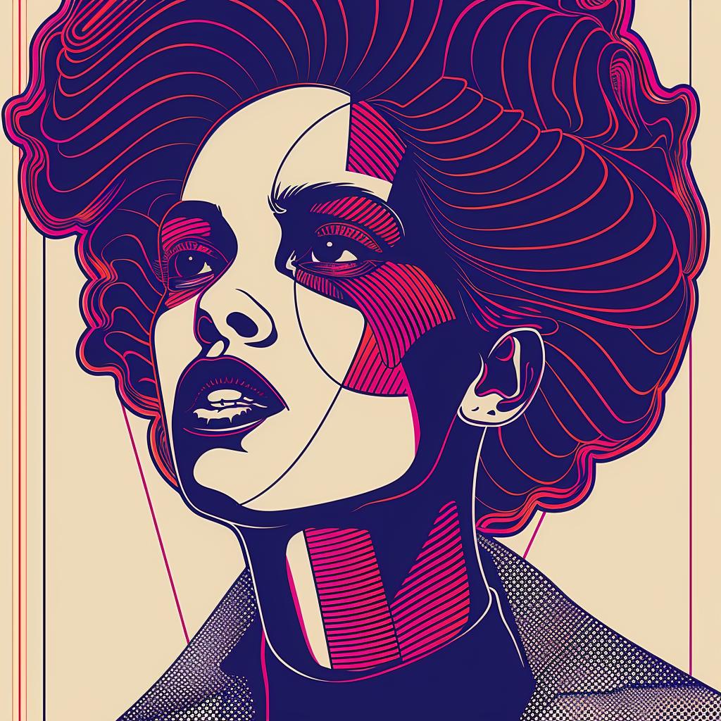 pop  art  portrait  model  afro  sunglasses  background  female  style  graphic 937829