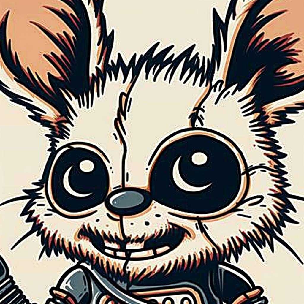 cartoon  mouse  gun  animal  whimsical  illustration  comedy  fictional  playful  character 939896