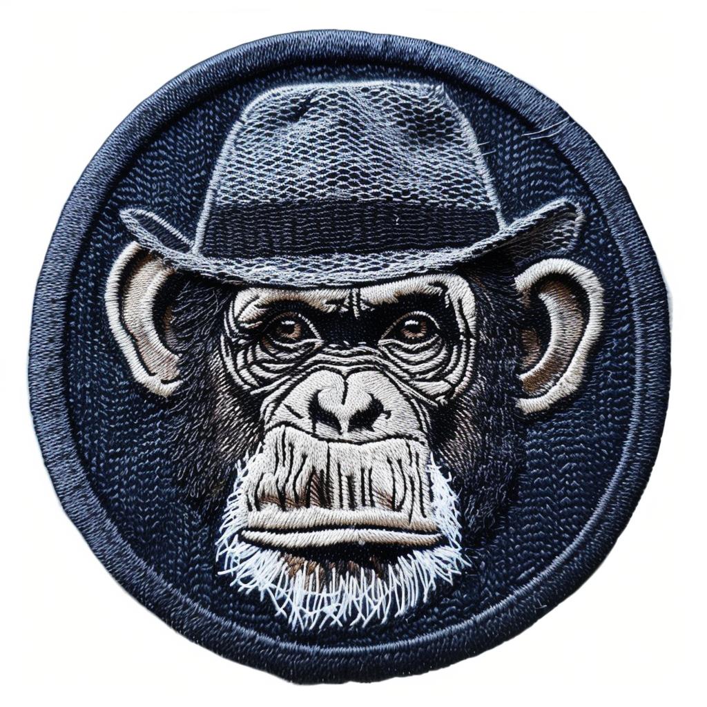patch  streetwear  chenille  monkey  fedora  hat  hip-hop  animal  simple  cool 961379