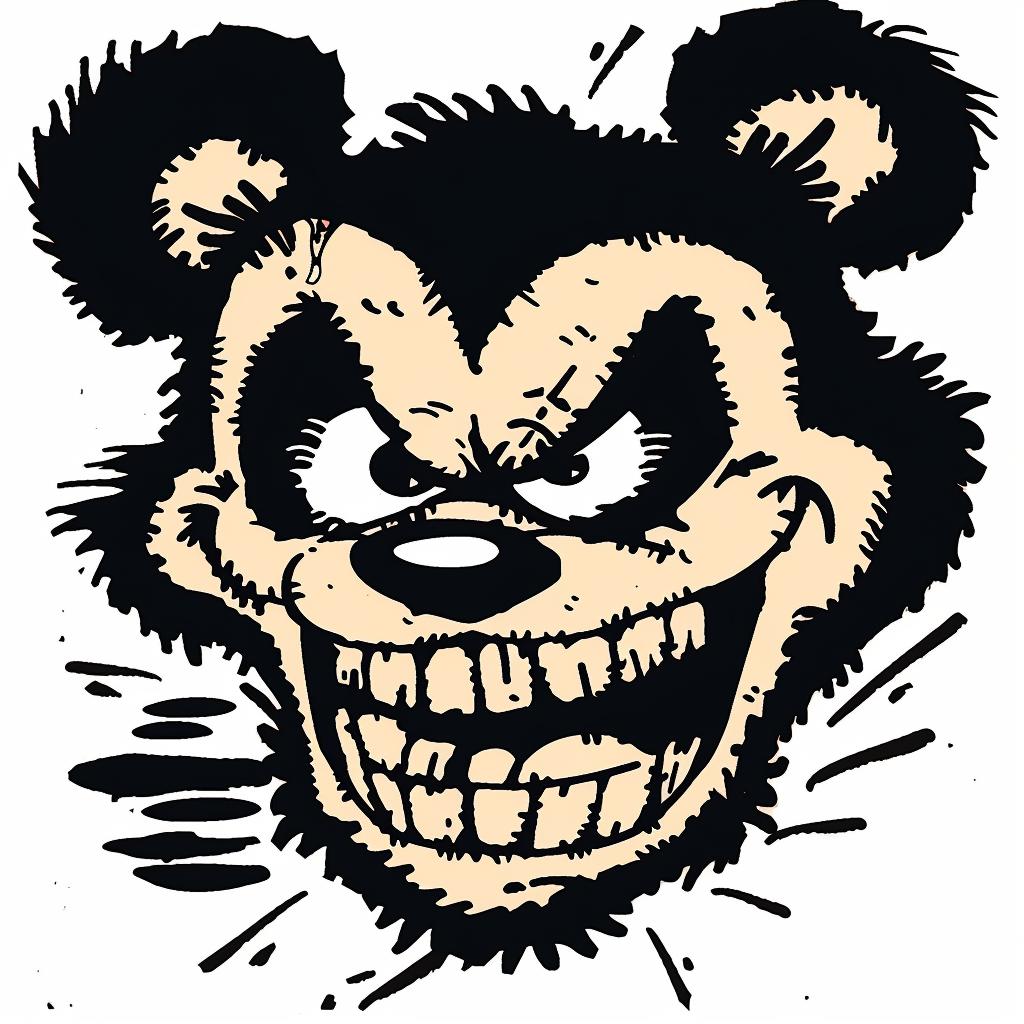 bear  cartoon  smile  whimsical  friendly  illustration  character  artwork  cute  portrait 942437