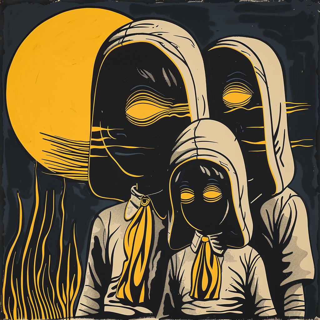 provocative  art  Cornella  introspective  spiritual  terror  dark  occult  poster  Prada 936264