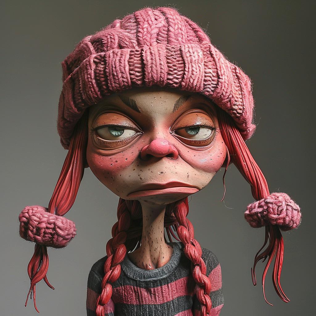 streetwise  sculpture  woman  minimal  red  hat  hair  culture  contemporary  urban 956711