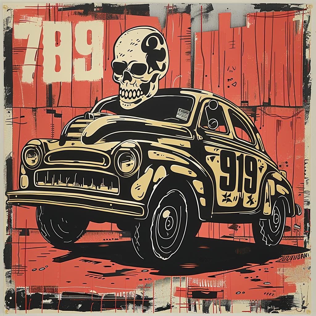 poster  skull  car  streetwise  illustration  urban  aggressive  design  youth  fashion 949304