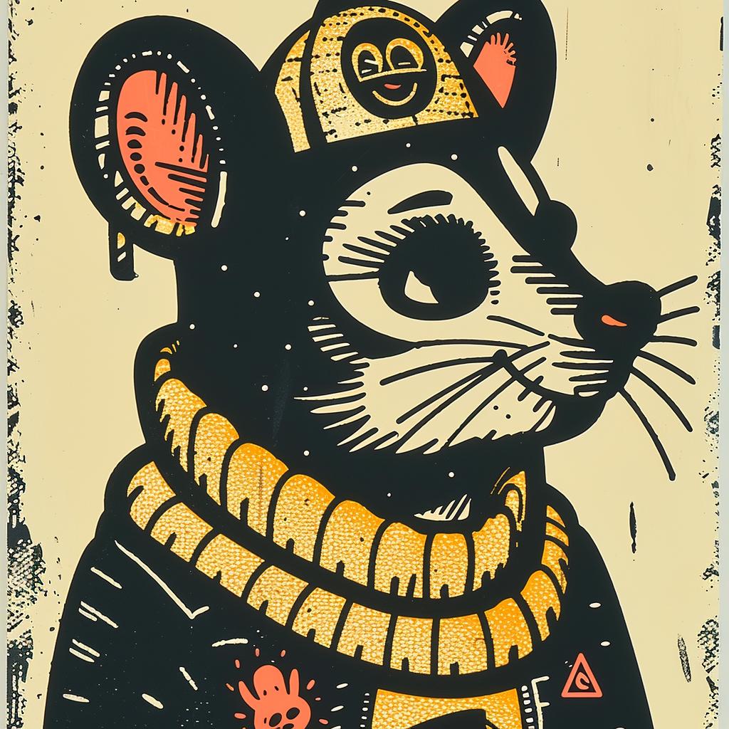 aggressive  streetwise  animal  knitcap  culture  simple  minimal  poster  mouse  urban 958064