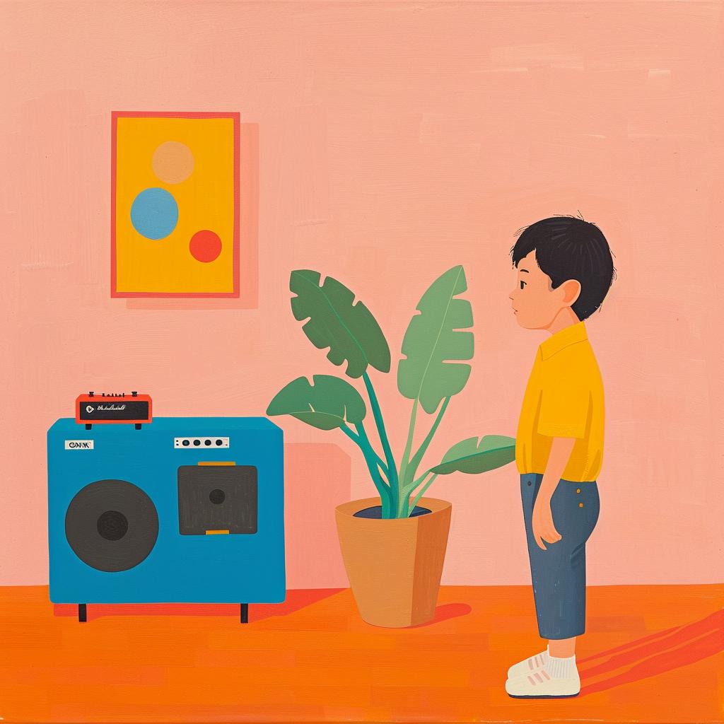 surreal  boy  radio  album  cornella  creative  art  blue  child  nostalgic 1017933