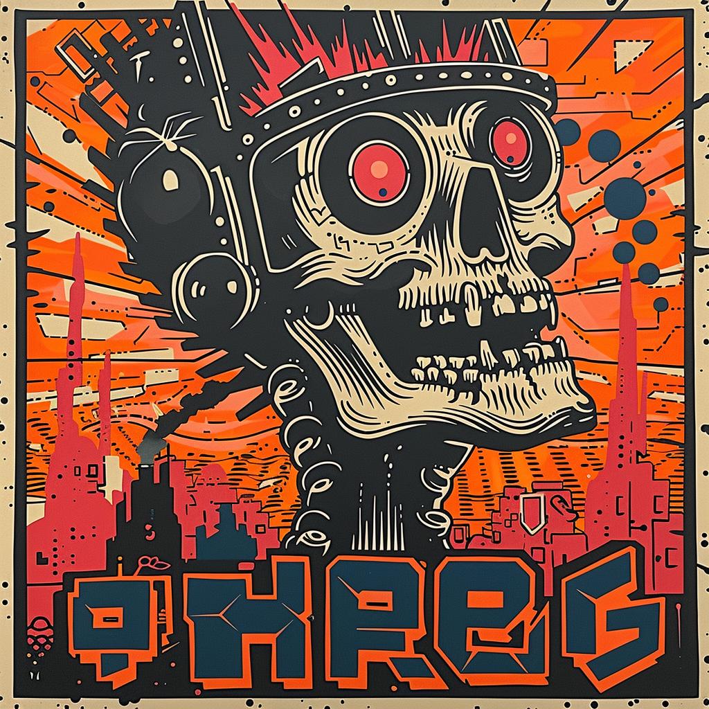 poster  skull  helmet  red  eye  aggressive  design  graphic  art  Japanese 948828