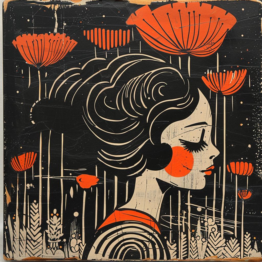 painting  woman  flowers  hair  Isabelle  Arsenault  flowerpunk  art  colorful  nature 926603