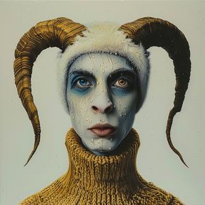 man  horns  painting  fantasy  character  illustration  artwork  quirky  whimsical  design 1073948