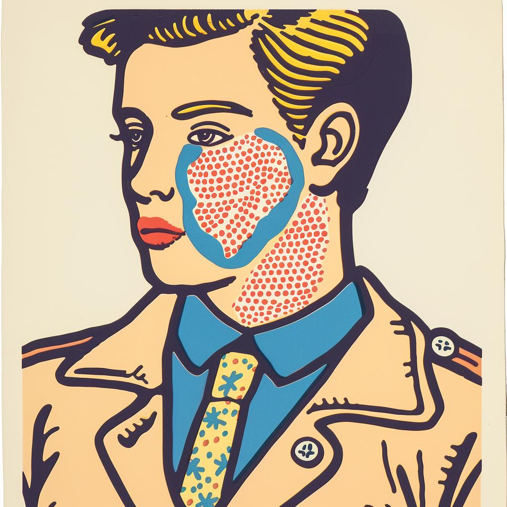 popart  man  tie  painting  minimal  art  creative  illustration  visual  colorful 961595