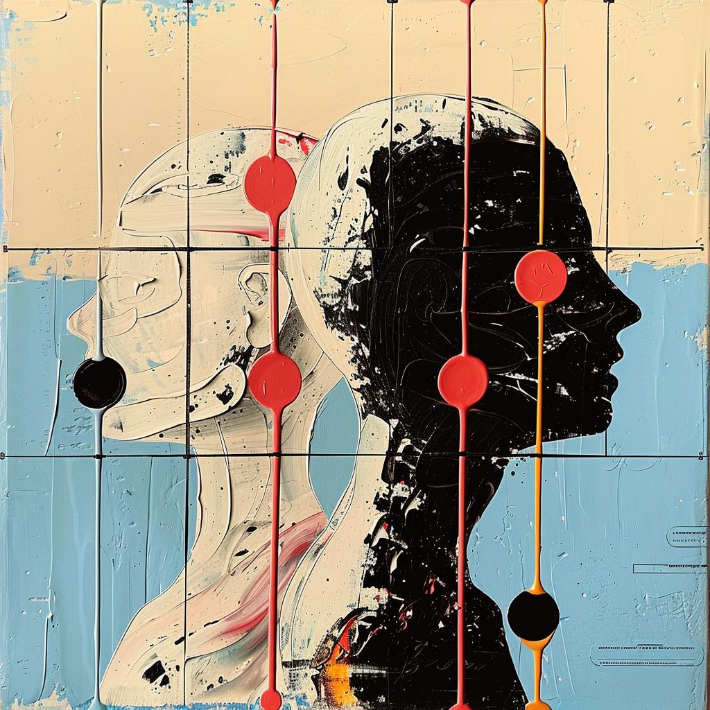 people  dots  colors  faces  abstract  palette  impasto  1980s  album  art 963524