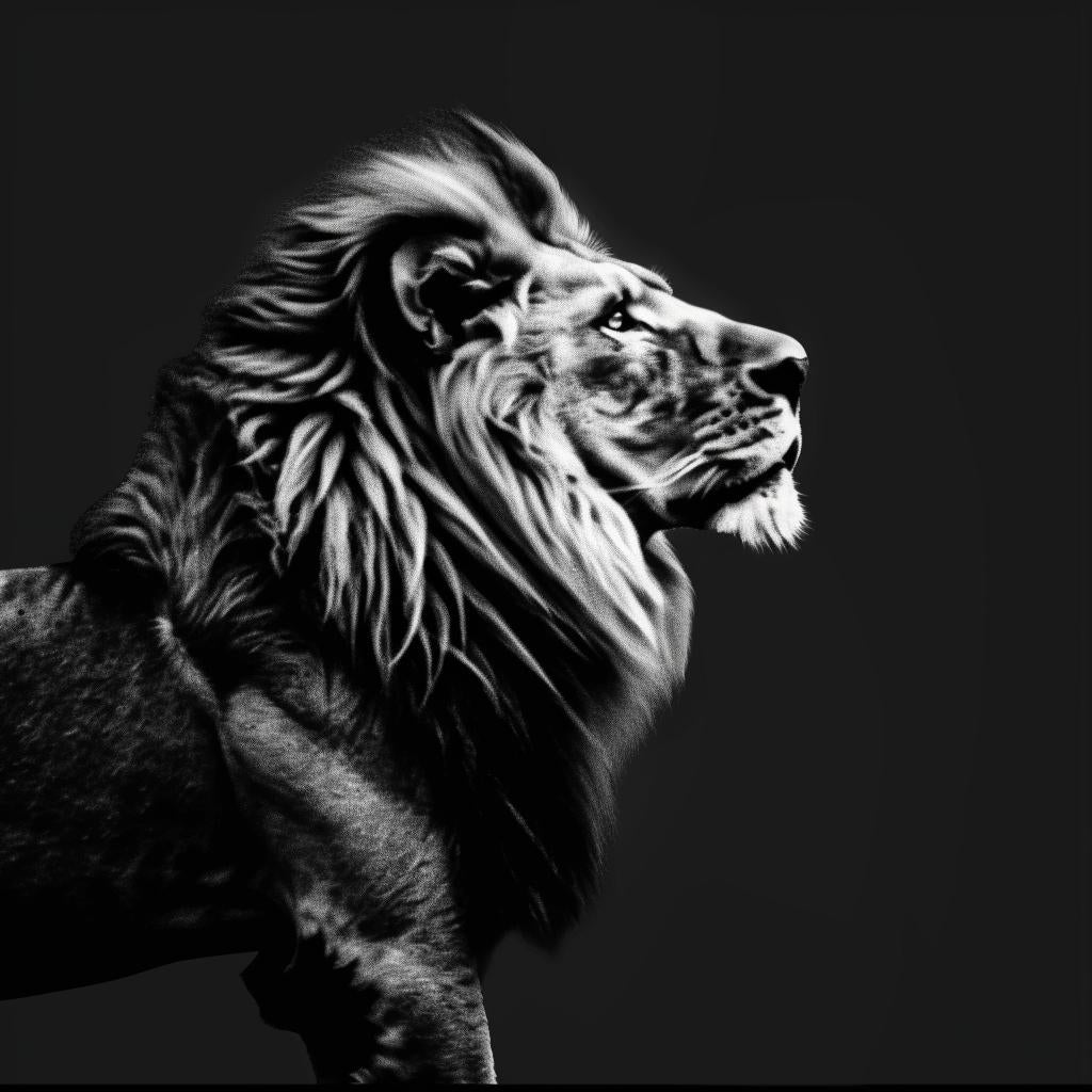 lion  black  white  photo  animal  wildlife  feline  predator  portrait  nature 943112