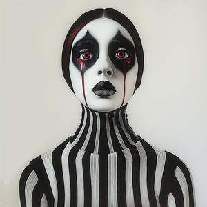 woman  bodypaint  blackandwhite  striped  artistic  expression  surreal  facepainting  abstract  visualart 1073729