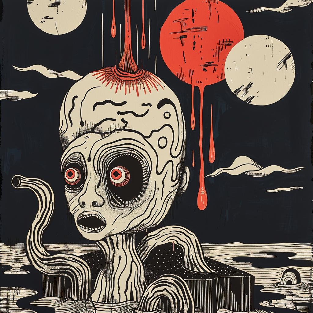 provocative  art  creepy  face  blood  dripping  introspective  dark  occult  spiritual 933651