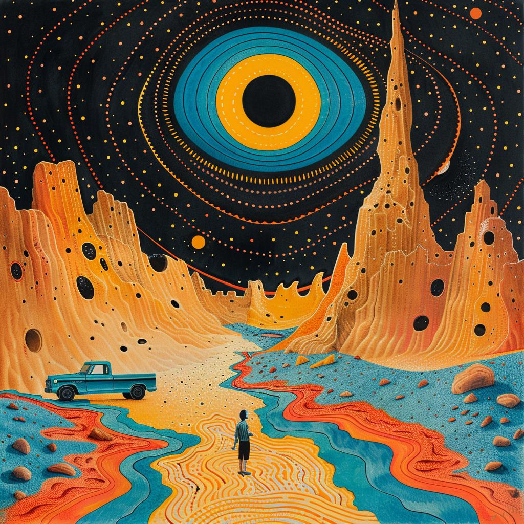 album  art  desert  landscape  man  pickup  blackhole  intricate  painting  scary 963960