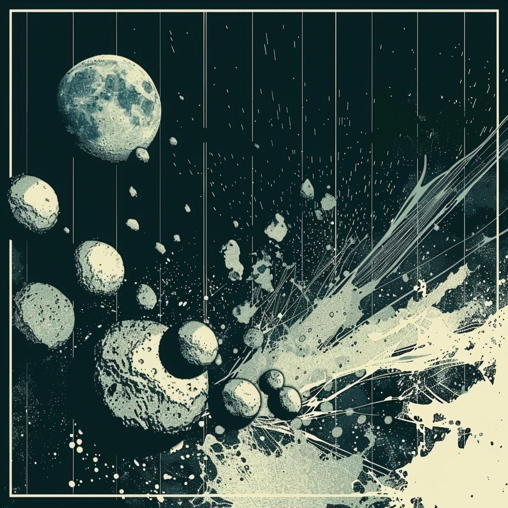 Tycho  album  art  glass  shattered  space  horror  dots  vector  waves 1020914