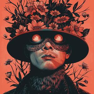 poster  man  hat  creative  album  cover  surreal  illustration  digital  art 1077550