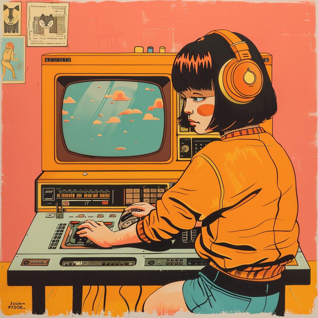 headphones  gaming  girl  Cornella  colorful  art  modern  play  casual  fun 966425