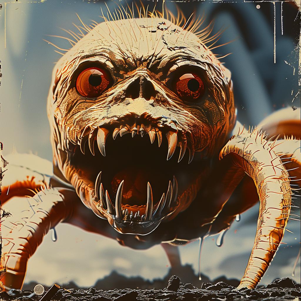 spider  big  head  eyes  creature  digital  art  illustration  surreal  whimsical 966590