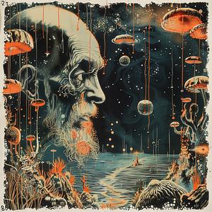 poster  man  water  chromolithography  illustration  immersive  surreal  expression  depth  conceptual 1053312