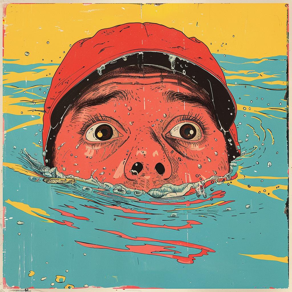 surreal  album  cover  splash  man  swimming  water  art  design  propaganda 977210
