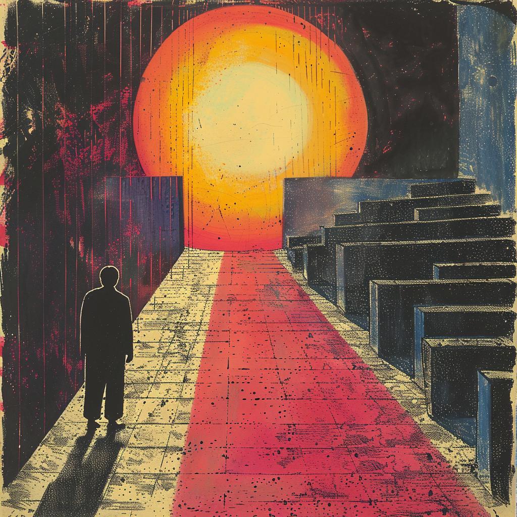 تصميم ألبوم رعب فني سريالي ضخم لفرقة deathmetal man path sun 918651