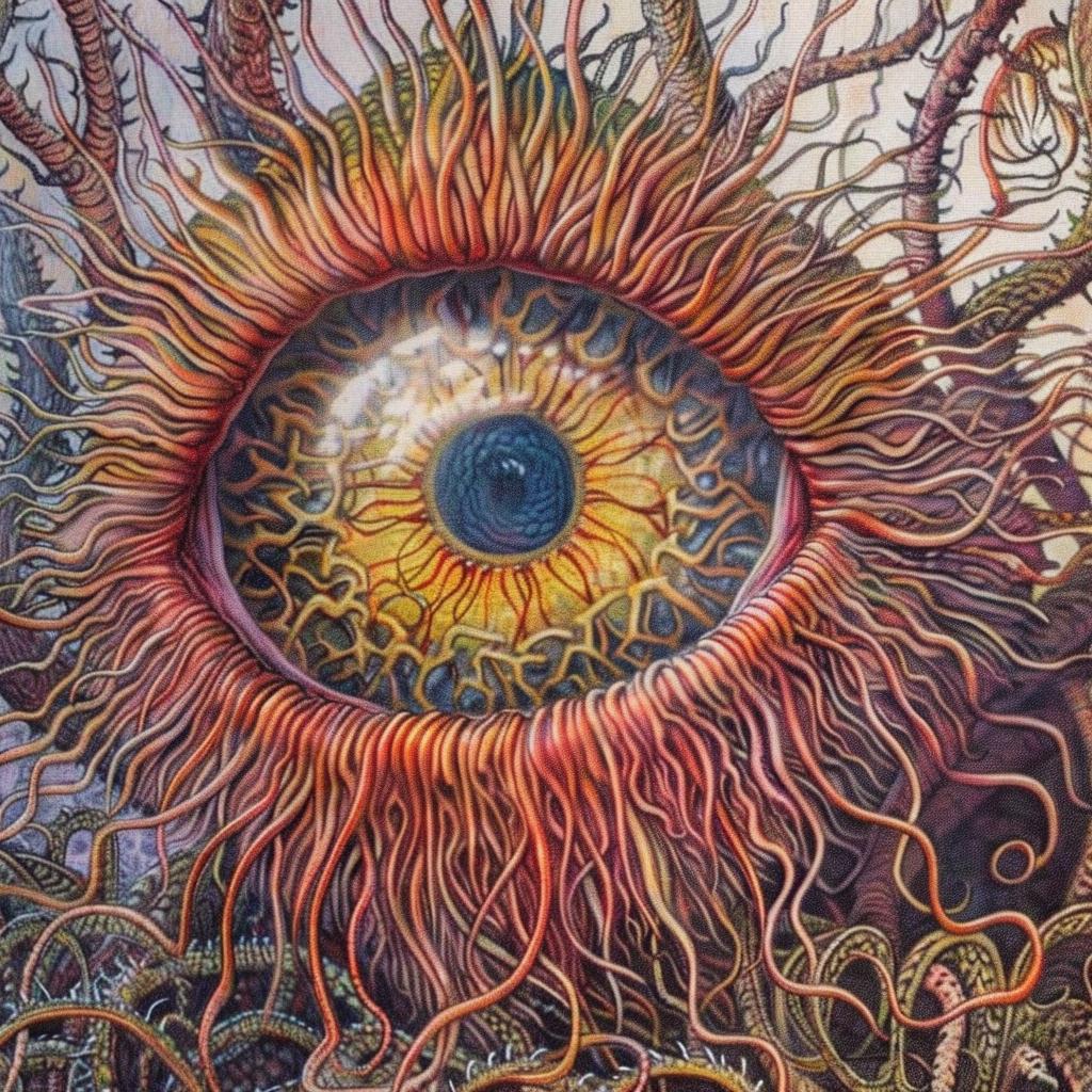 eye  tentacles  horror  monster  1917  surreal  creepy  dark  illustration  vintage 948974