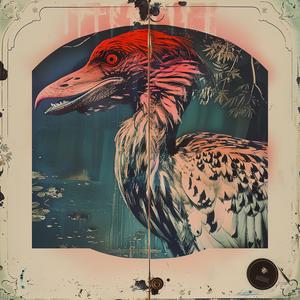 bird  red  beak  eyes  chromolithography  colorful  nature  illustration  wildlife  art 1038408