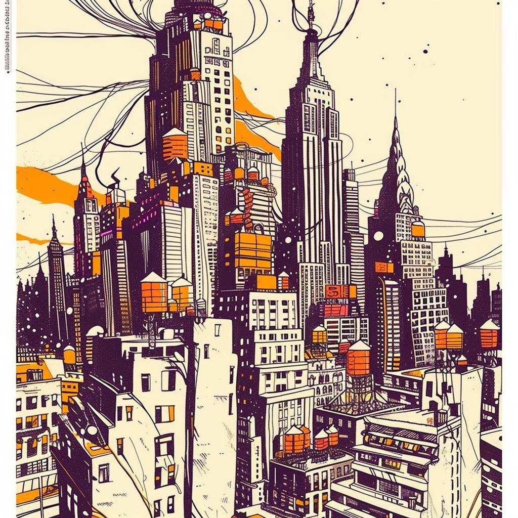 Empire  State  building  cityscape  clouds  poster  landscape  urban  architecture  view 938770