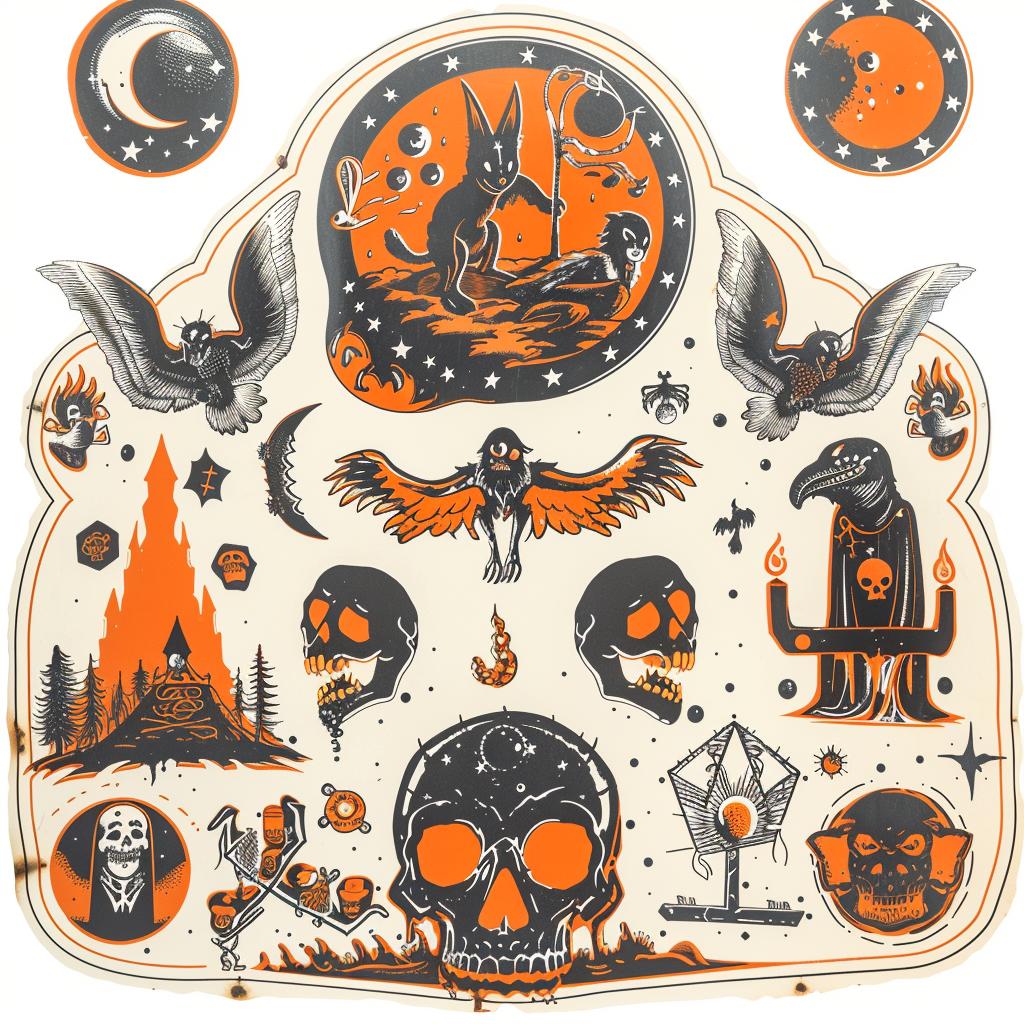 vintage  tattoos  symbols  provocative  art  occult  spiritual  naturalistic  introspective  dark 935802