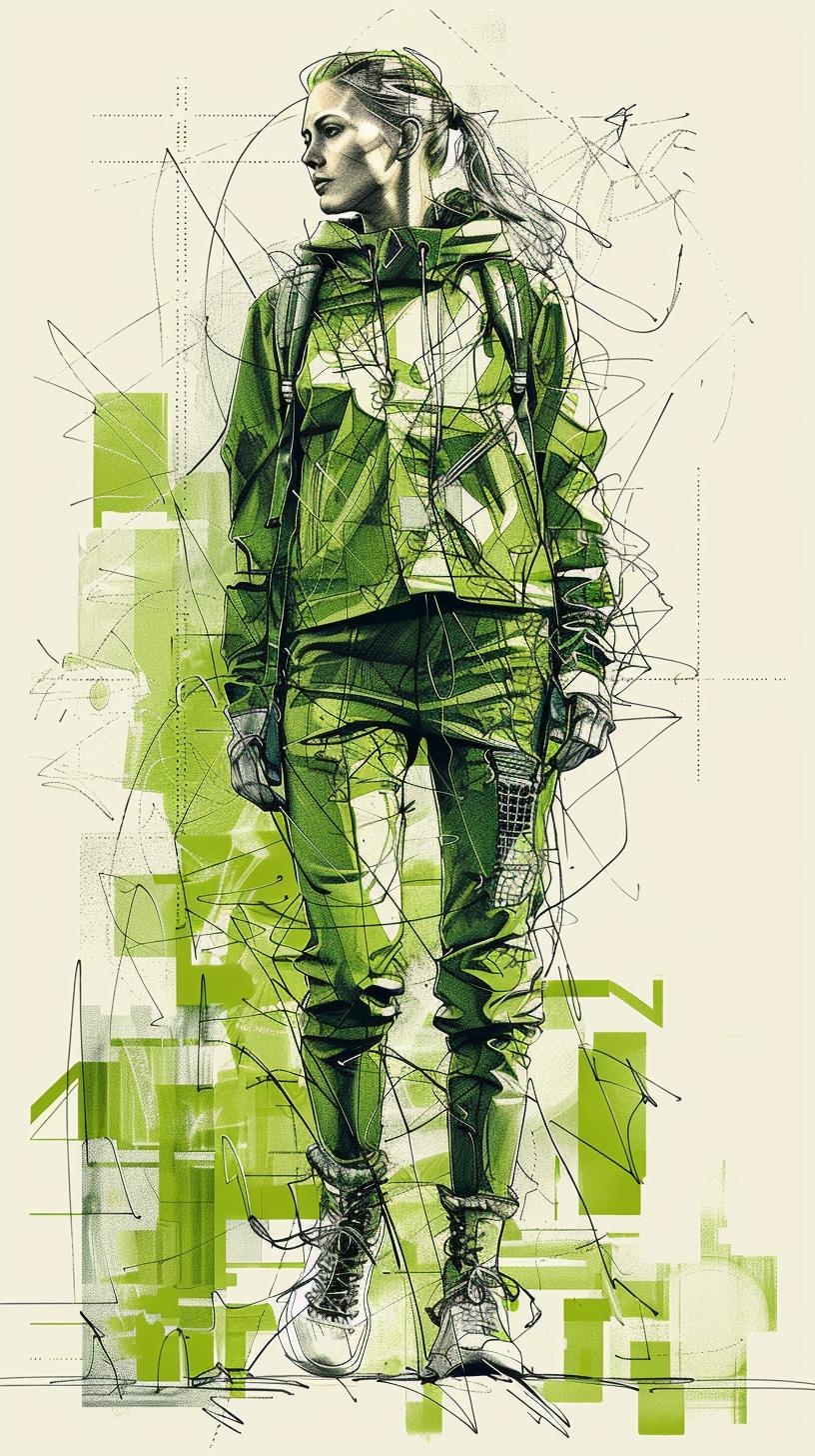 Swedish  woman  pen  ink  fashion  minimalistic  avant-garde  dynamic  drawing  artistic 953605
