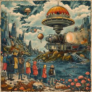 album  cover  band  art  illustration  color  design  music  graphic  stylized 1059672