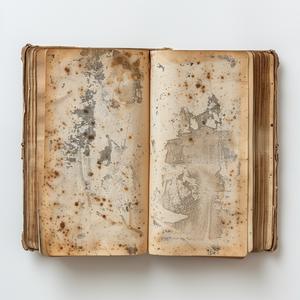 book  open  white  background  drawing  old  Todd  Hido  view  above 1075954