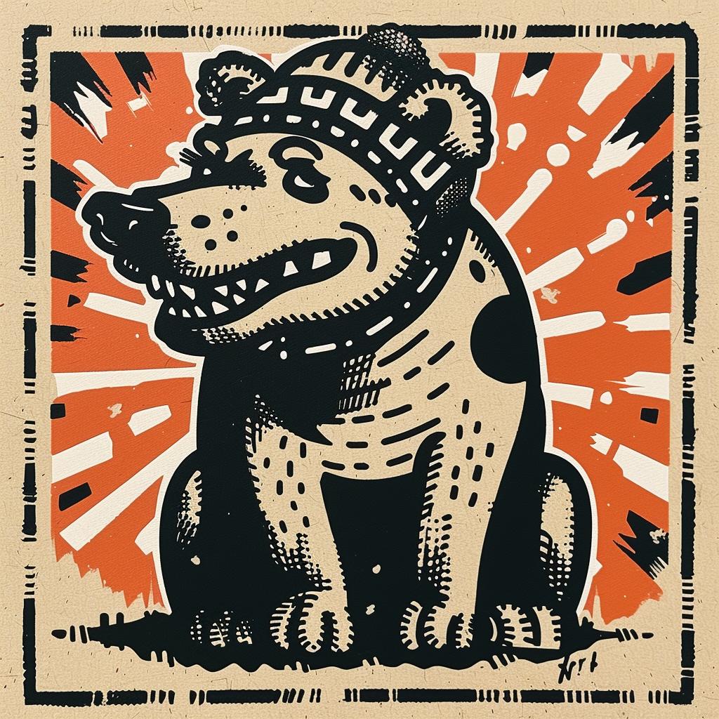 aggressive  animal  streetwise  cap  poster  bear  simple  culture  minimal  art 959399